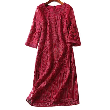 

2019 Big Code Women's Wear Panhua Dress Fat Mm Big Code Dress Summer Mother Pack