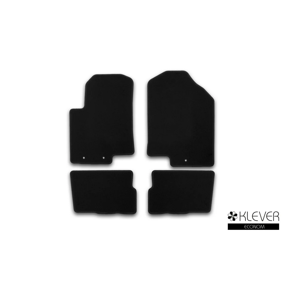 Коврики в салон klever econom kia soul 2008-2013, хб., 4 шт.(текстиль)(киа соул