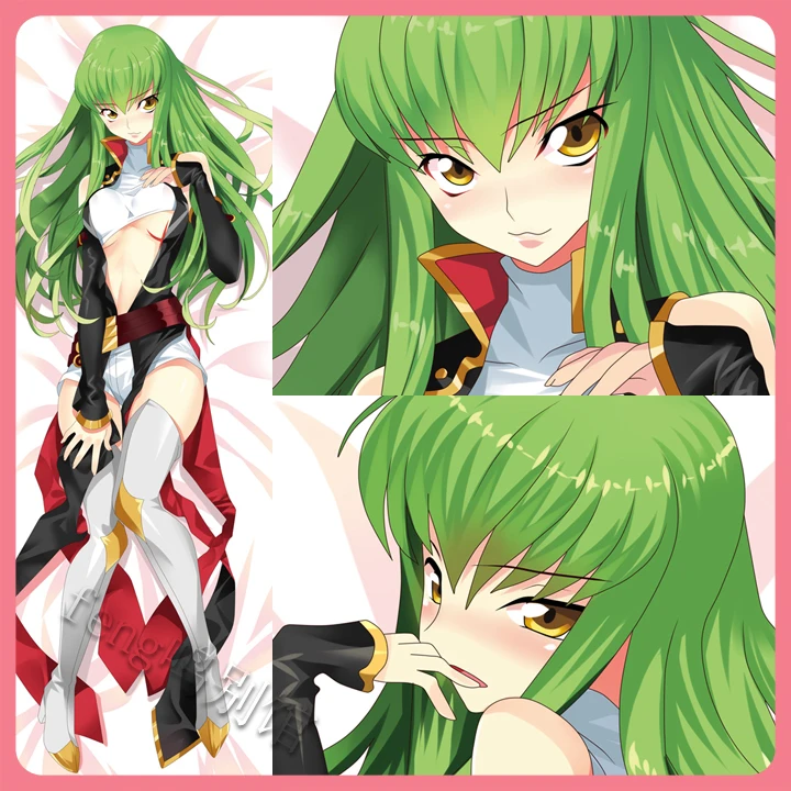 Anime CODE GEASS Lelouch of the Rebellion C.C. Dakimakura 2WAY Hugging Body Pillow Case Cosplay Cushion Cover Xmas Gifts FMBG |