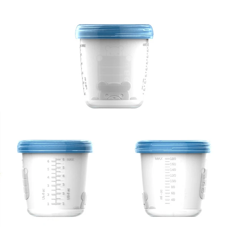 4Pcs-Set-Milk-Bottle-Storage-Cup-For-Breast-Pump-Baby-Feeding-Sealed-Supplement-Food-Containers-Kit (1)