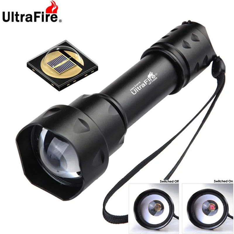 IR 850nm/940nm Laser Infrared 10W LED Hunting Light Night Vision Torch Zoomable 