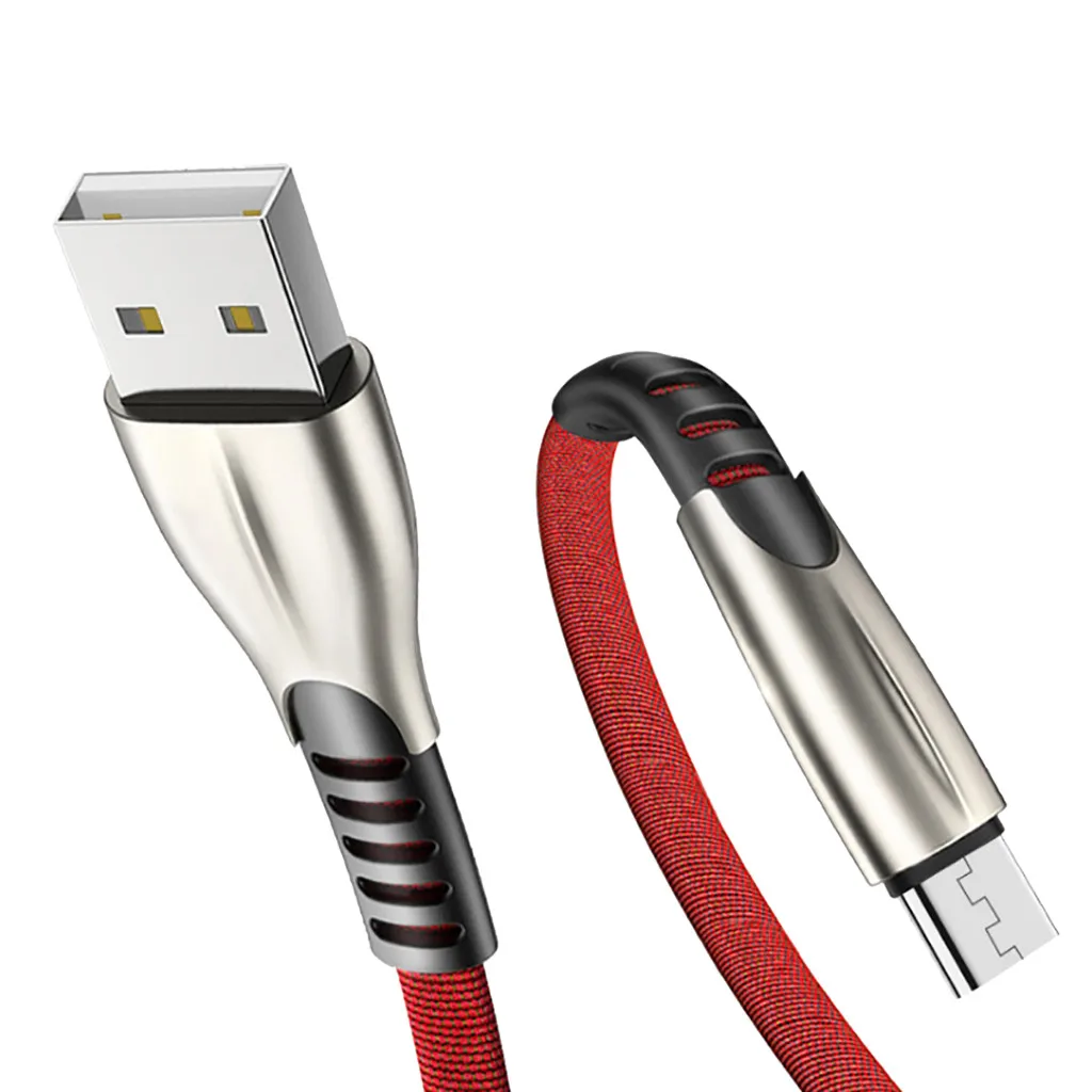 Кабель для быстрой зарядки Micro USB кабель для синхронизации данных и зарядки Android Кабели для телефонов 1 м QC 3,0 плетеная линия Usb Каррегадор Зарядка