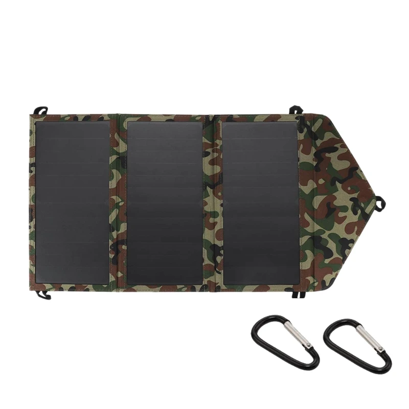 

Hot Sale 30W 5.5V 2A Sunpower Dual Usb Foldable Solar Panel Camping Hiking Phone Charger