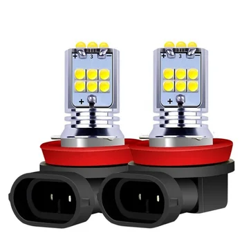 

2PCS H8 H11 1800LM LED Bulbs Car Anti Fog Lights Auto Driving Light Front Foglamps For For Honda Civic Fit Accord Crider Crv