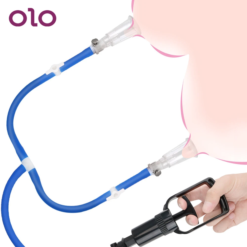 Olo Flirted Toy Nipple Enhancement Pump Enlarger Sucking Massager Clitoris Enhancement Pump Sex Toys For Woman Valve Vacuum Pump - Breast Sex