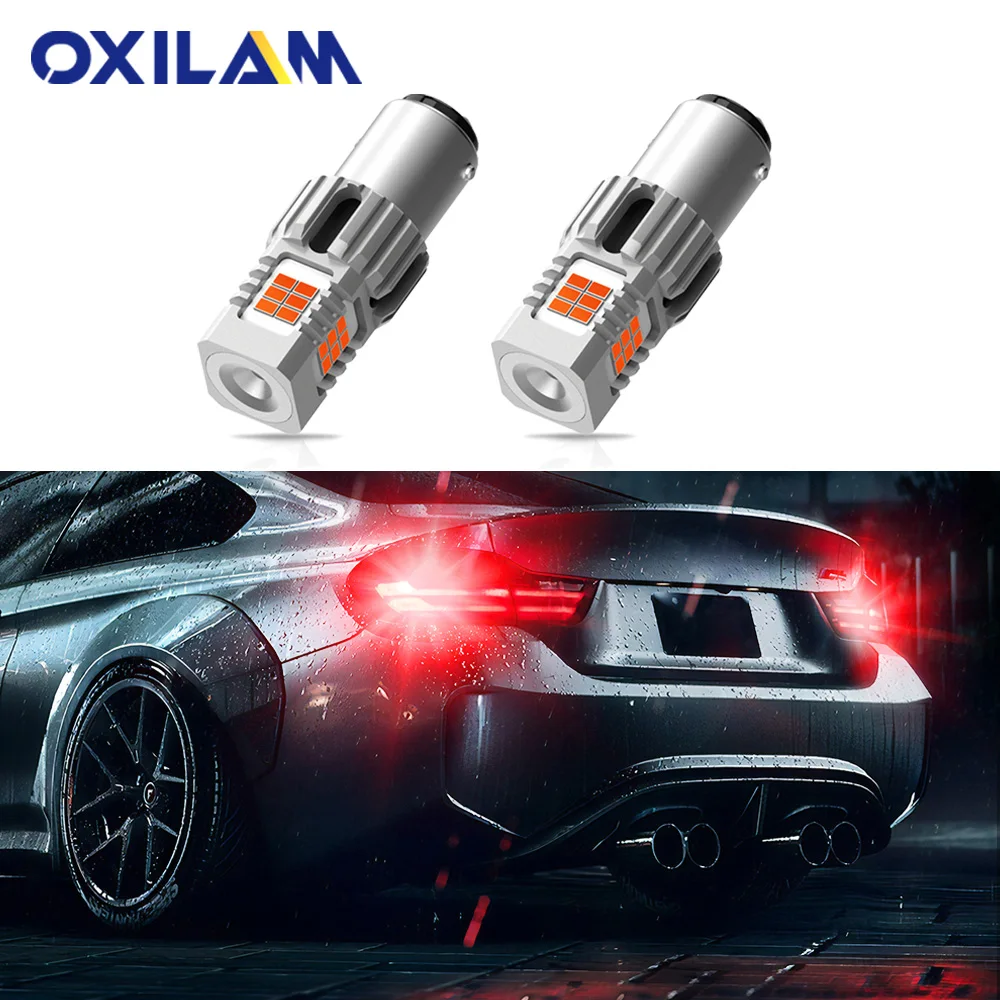 OXILAM 2 шт. Canbus автомобильные стоп-сигналы 1157 Bay15d P21 5 Вт Светодиодный ная лампа 24 3020