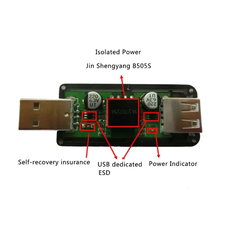 categoria do isolador de usb com velocidade