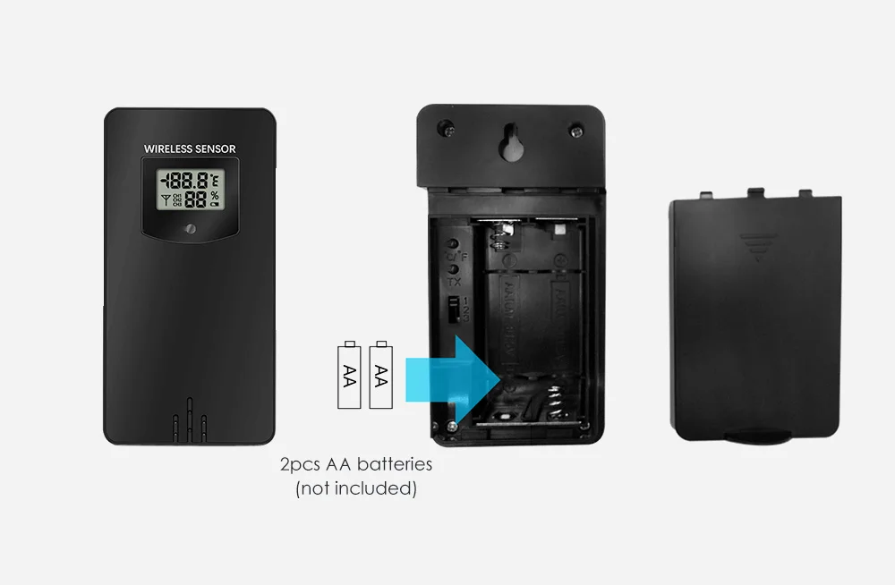 Беспроводная метеостанция, часы для погоды, для помещений, для улицы, датчик температуры и влажности, цветной ЖК-дисплей, Погодный повтор, часы с гигрометром