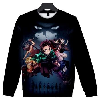 

Brand clothing 2019 new Fashion Mens Long sleeve Sweatshirt Ghost Blade Style 3d Print Casual pullover