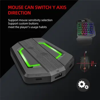 

HXSJ P6 Keyboard Mouse Converter Adapter Mouse Keyboard Controller for PS4/PS3/Xbox One/Xbox 360/N-Switch GameHandle Accessories