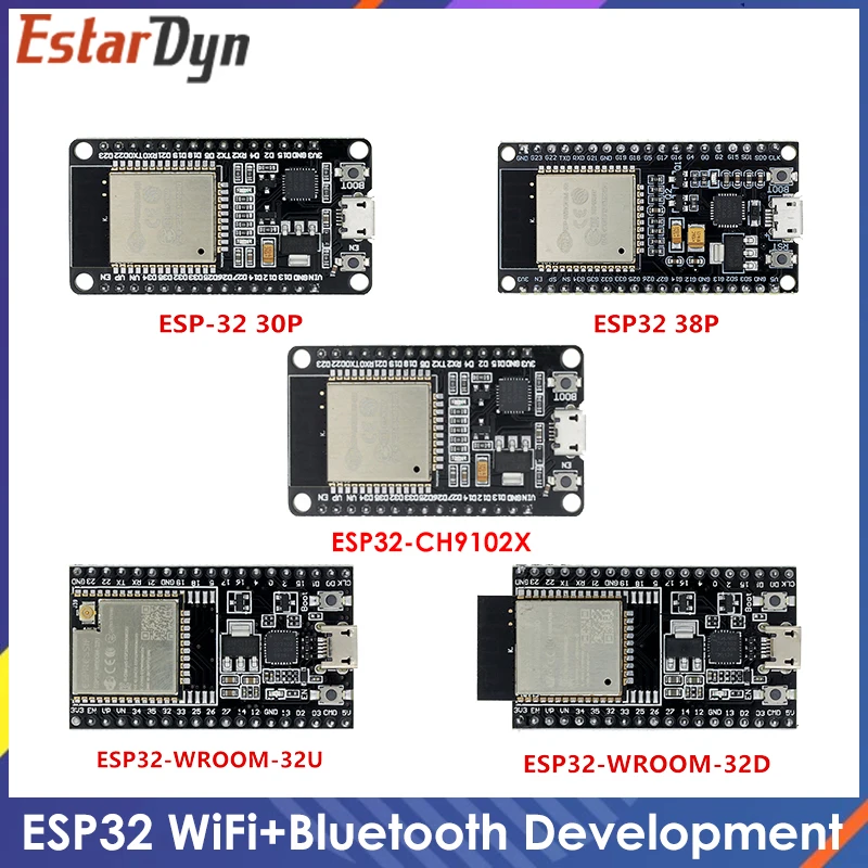 Плата для разработки ESP32 двухъядерная Wi-Fi + Bluetooth сверхнизкое энергопотребление