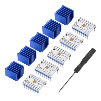 

3D Printer TMC2208 Stepper Motor Driver,TMC2208 V1.2 Stepper Driver Module Carrier with Heat Sink Screwdriver