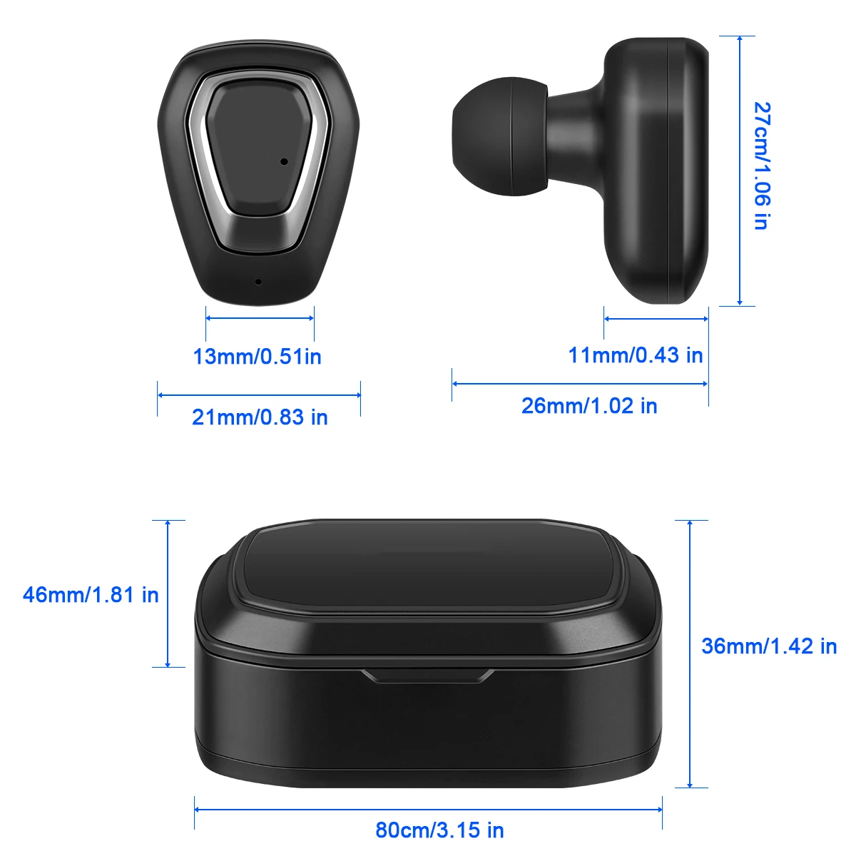 Мини невидимые V5.0 Bluetooth наушники TWS Ture беспроводные стерео наушники-вкладыши спортивные музыкальные наушники для телефона гарнитура громкой связи