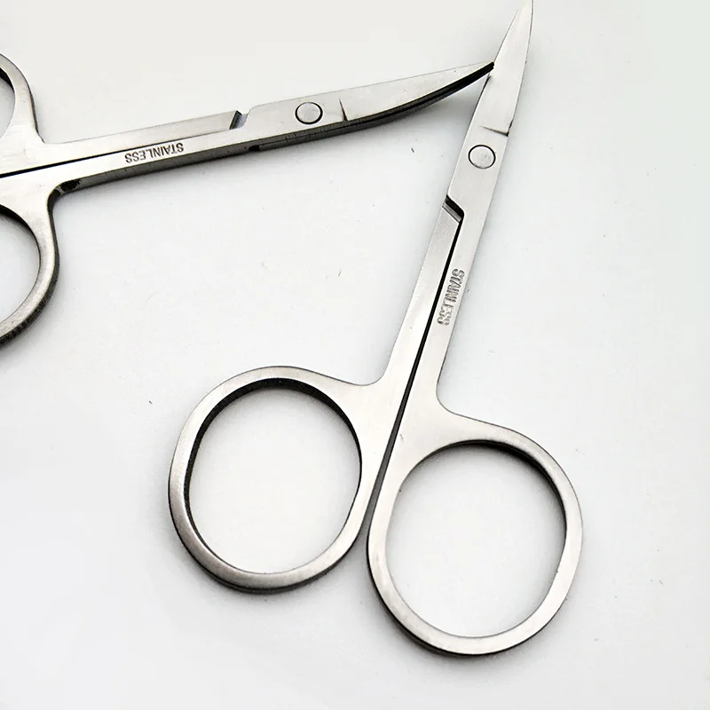 Stainless Steel Small Nail Tools Eyebrow Nose Hair Scissors Cut Manicure Facial Trimming Tweezer Makeup Beauty Tool 3
