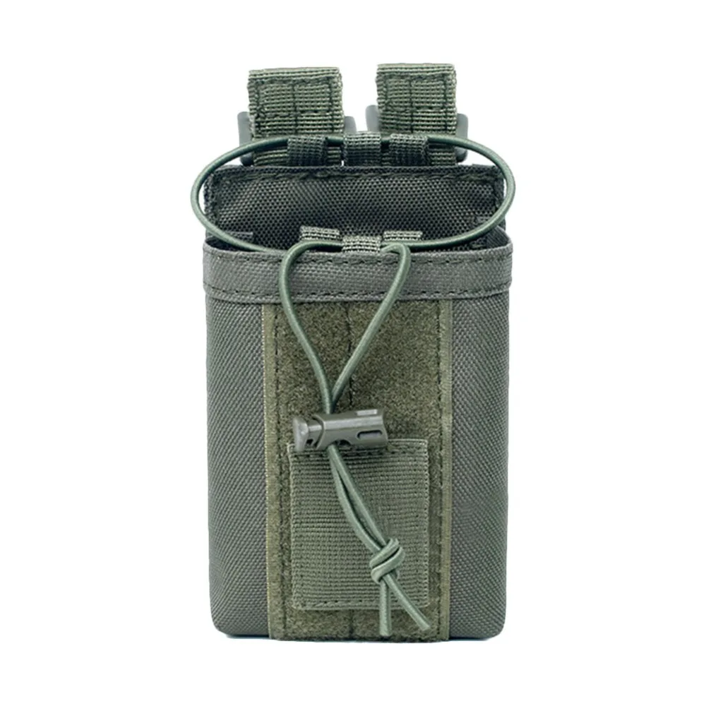 IronSeals Pochette tactique militaire Molle pour bouteille d'eau H2O Sac d'hydratation pour activités de plein air avec bandoulière