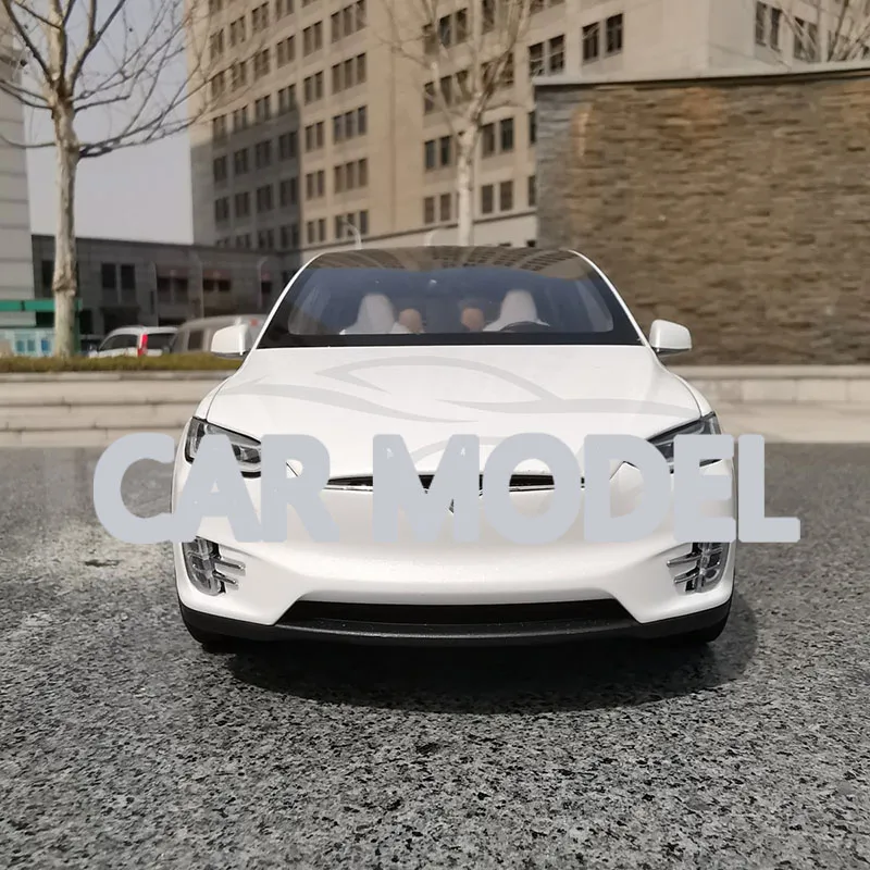 Масштаб 1:18 игрушечные автомобили TESLA модель X Детские оригинальные