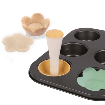 

2Pcs/Set DIY Baking Tools Plastic Fondant Pressed Tool Plunger Style Biscuit Cutter Multi Purpose Cookie Mold