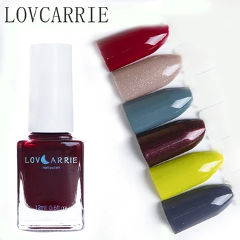 

LOVCARRIE 12ML Spring Nail Polish Long Lasting Quick Dry Normal Regular Nailpolish Lacquer Varnish for Nailart