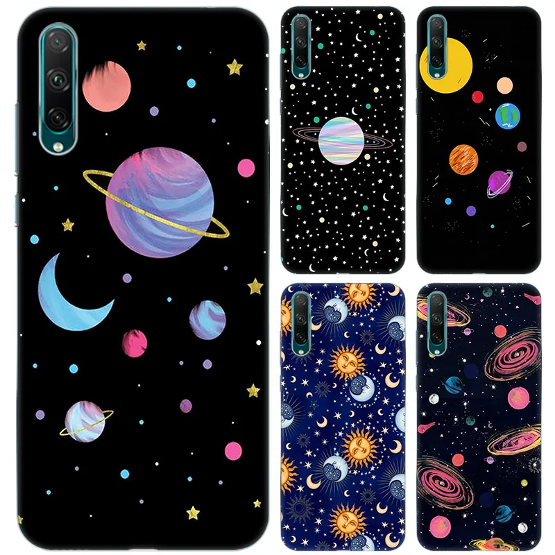 Space planet stars spaceship Soft Case for Huawei NOVA 3 3i 5T 7 SE 8 Pro Honor 9A 9C 9S 30i 30S 30 Plus 10X Lite Ru Cover | Мобильные
