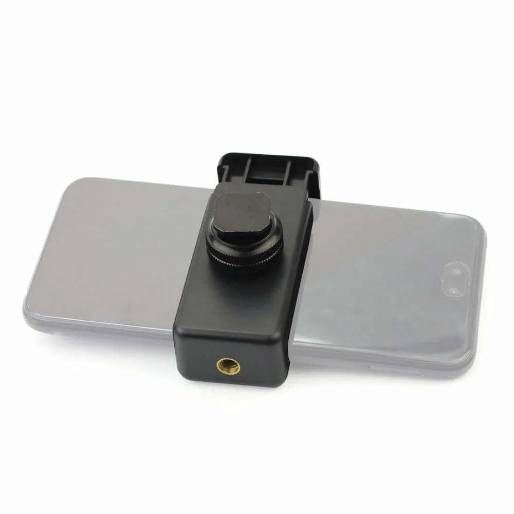 BGNing алюминиевый 1/4 дюймовый штатив с двойным одним винтом на Горячий башмак адаптер с регулируемым зажимом для телефона SLR камера часть