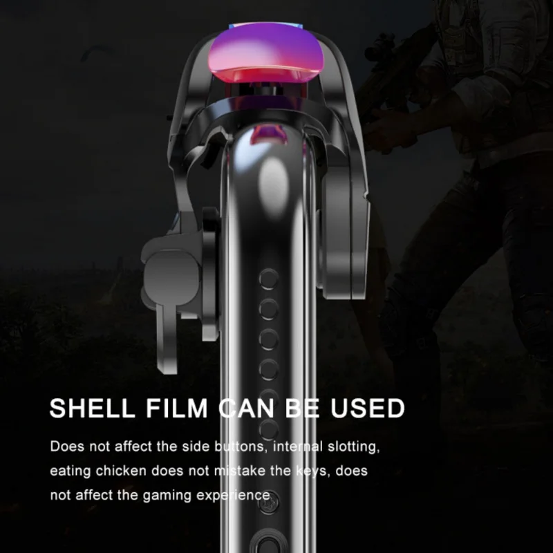  1 Pair Mobile Phone Game Shooter Controller Trigger Universal Metal Fire Button For PUBG