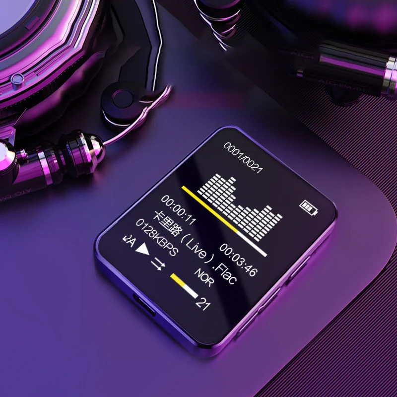 Bluetooth MP4 Player Full Touch Screen BT Walkman Music Player Novel Reading E-book Mp3 Video With Earphone