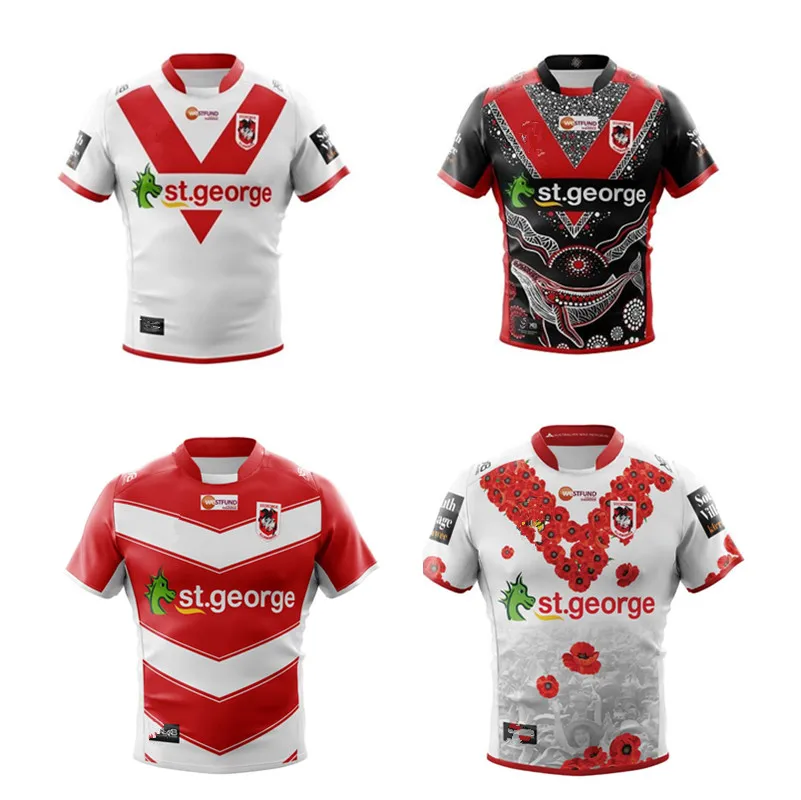 

2018-2019 ST GEORGE ILLAWARRA DRAGONS RUGBY JERSEY Size: S-3XL The quality is perfect. Free Delivery