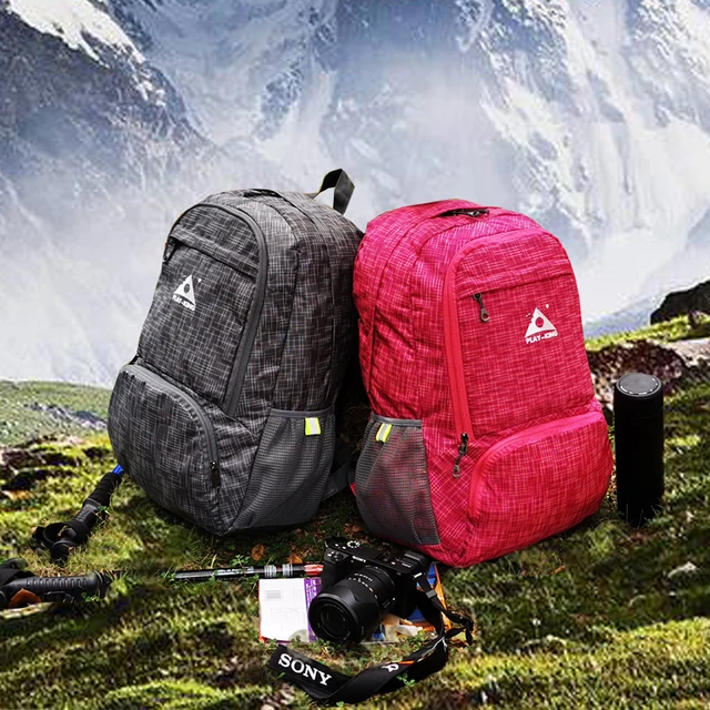 foldable waterproof backpack outdoor travel folding lightweight bag bag sport Hiking gym mochila Bagpack storage bag 5