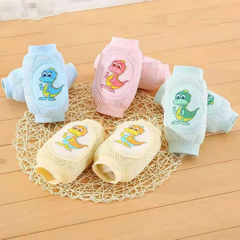 Children Kneepad Baby Ventilation Reticular Will Sponge Baby Crawl Kneepad Learn To Walk Defence Knock Protective Clothing