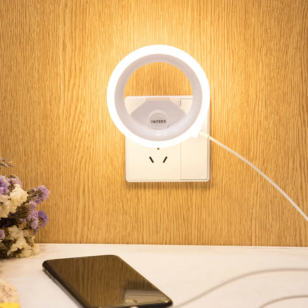 Лампа для чтения с датчиком человеческого тела Hartisan USB кольцевая лампа