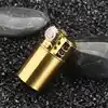 Retro Style Flint Lighter Windproof Brass Metal Men Gadgets Kerosene Oil Square Metal Gasoline Lighter Cigarette Cigar Gas ► Photo 2/6