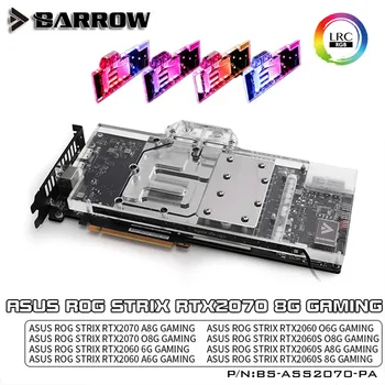 

GPU Water Block for ASUS ROG STRIX RTX2070 8G GAMING / A8G / O8G GAMING / Support Original Backplate 3PIN MotherBoard SYNC AURA