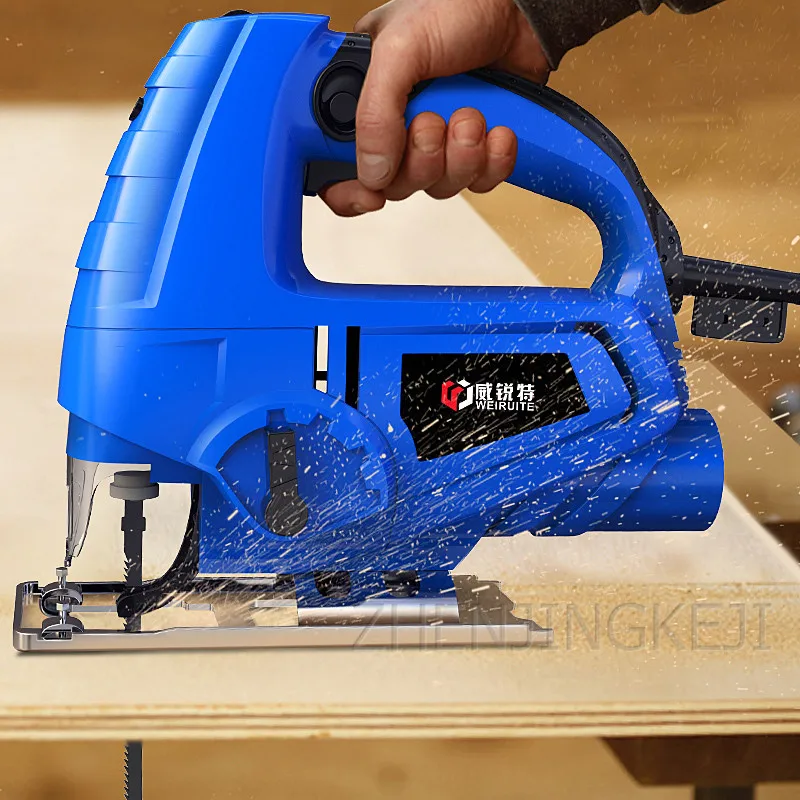 

Household Electric Jigsaw 220V Upgrade Chainsaw Handheld Board Wire Saw Small Cutting Machine Multifunction Woodworking Tools
