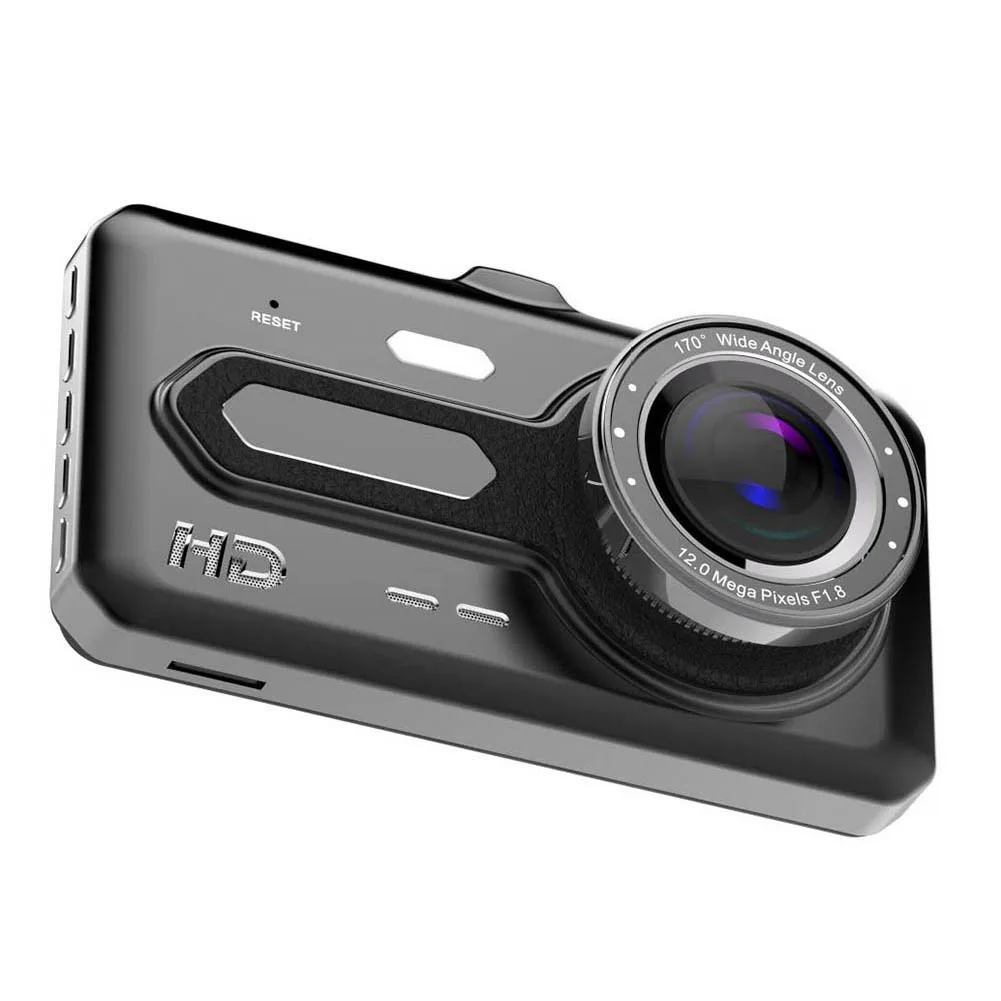 Камера для автомобиля 4 дюймов авто HD сенсорный экран DVR камера g-сенсор двойной видеорегистратор Популярный бутик