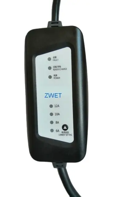 J1772 Evse электрическое автомобильное зарядное устройство Уровень 2 6A 8A 10A 12A 16A тип 1 с