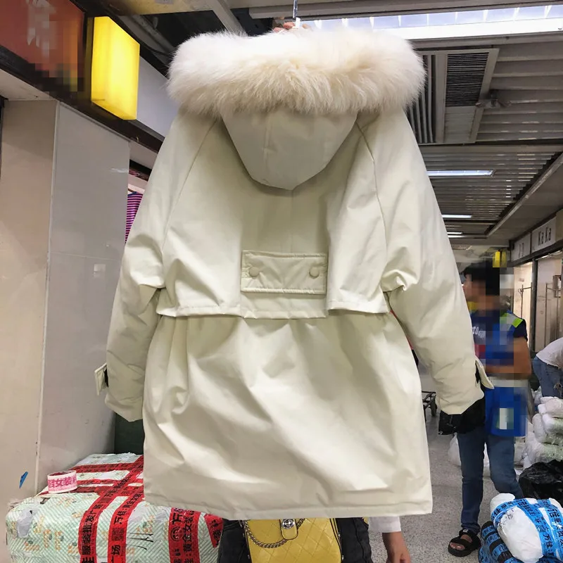 Новая парка женские зимние пальто женские длинные хлопковые повседневные меховые куртки с капюшоном теплые парки женские пальто Casaco Feminino