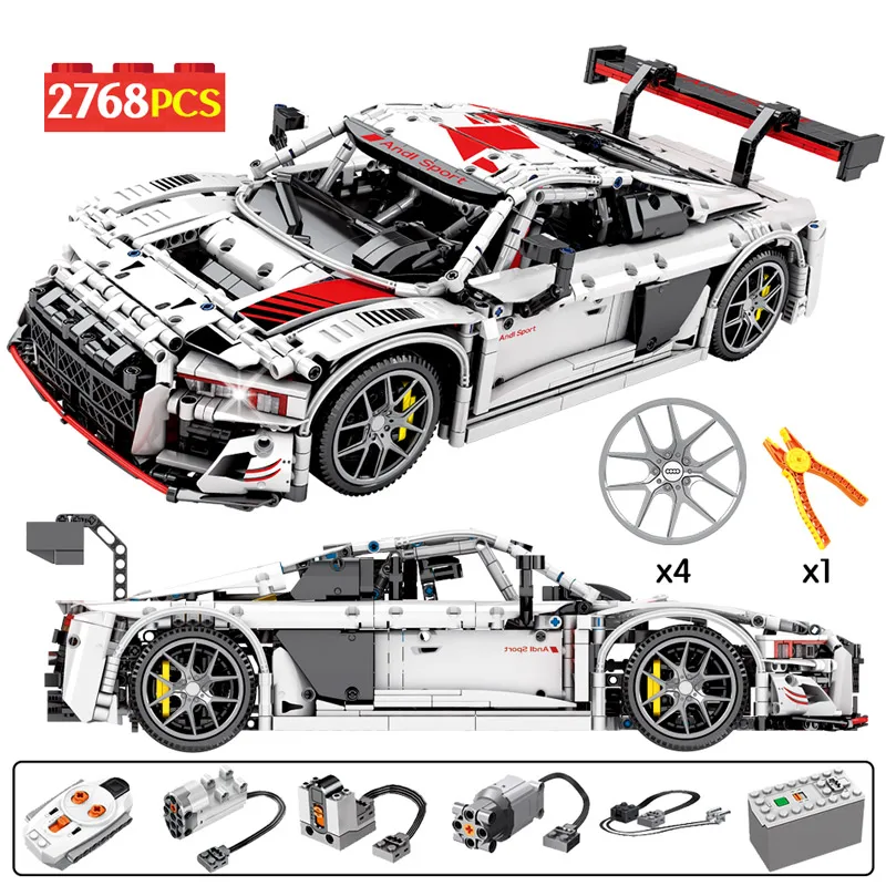 

2768pcs MOC City Remote Control Sports Vehicles Building Blocks Creator Technic RC/non-RC Racing Car Model Bricks Toys for Boys