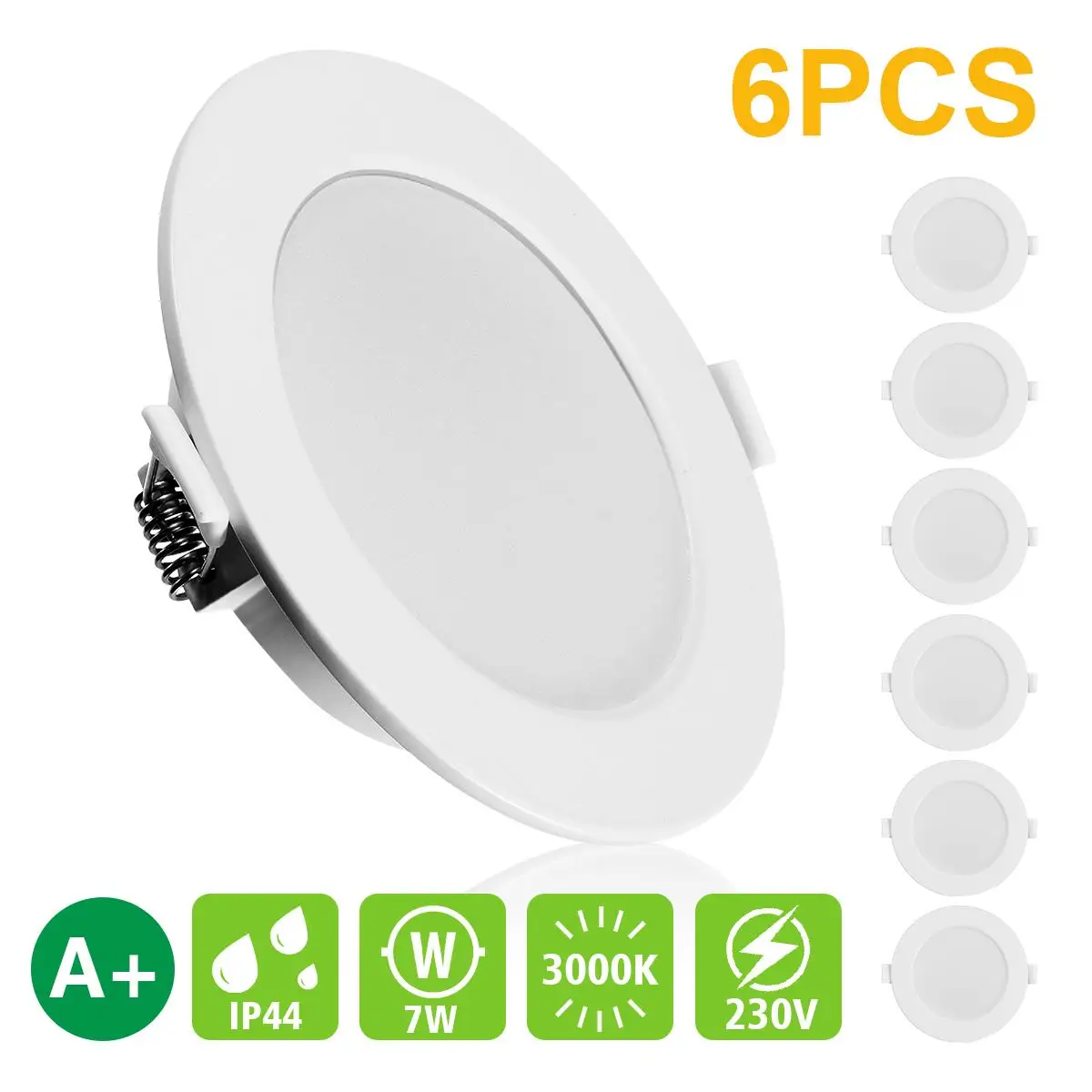 Sets LED recessed lights for furniture and Curtain k2230-s Rings Low Volt & Accessories 