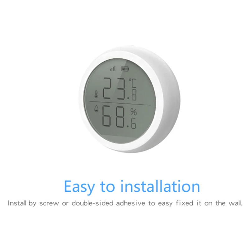 Умный датчик температуры и влажности Tuya Smart Zigbee с ЖК экраном|Умные датчики