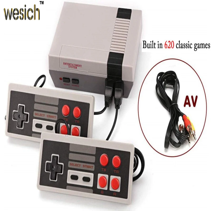 Built-In 620 Games Mini TV Game Console 8 Bit Retro Classic Handheld Gaming Player AV Output Video Game Console Toy