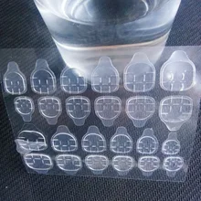 24 шт Маникюрный двухсторонний прозрачный клей jia pian jiao экологически чистый прозрачный задний клей-Повторный Us