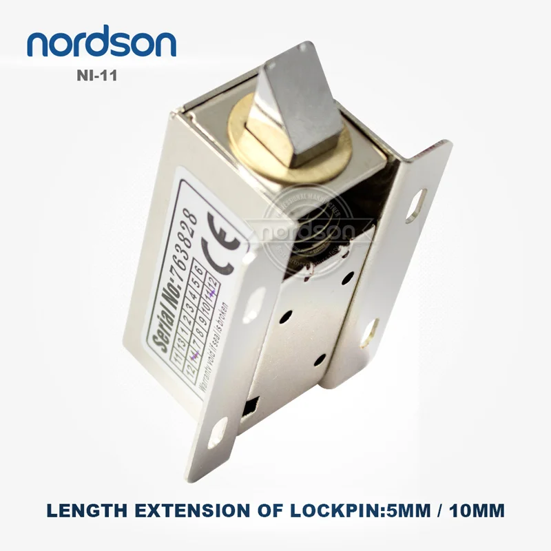 Nordson DC12V/24 V Электрический Засов Замок небольшого шкафа удерживающая сила 200lbs/100kg мини мебель замок для ящика замок