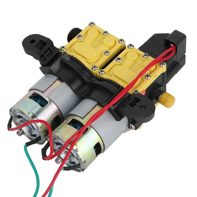 12V двухголовый сельскохозяйственный опрыскиватель высокого давления Водяной