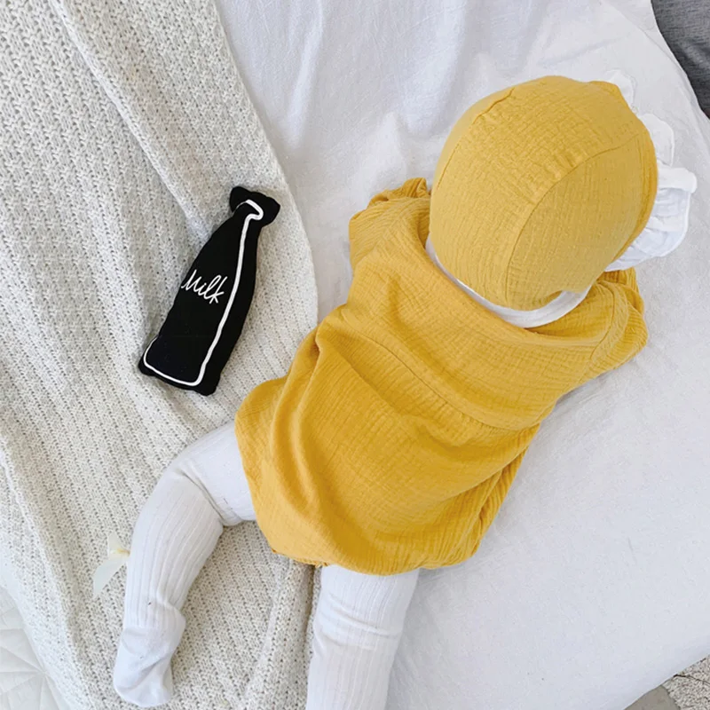 Belababy/2 шт./компл. Одежда для новорожденных девочек 2019 летний хлопковый костюм