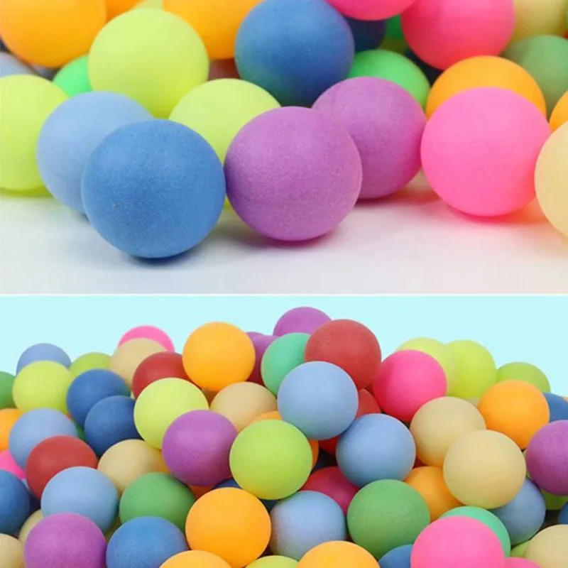 

100x Training Ping Pong Balls Table Tennis Ball Balls Colored PP Plastic 2019