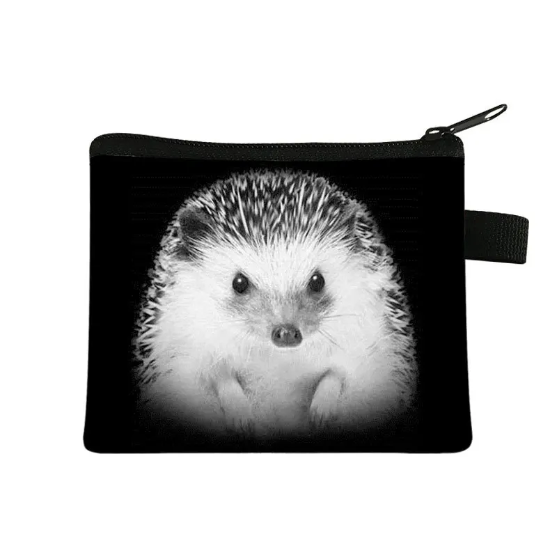 New Coin Purse Black And White Animal Children's Wallet Student