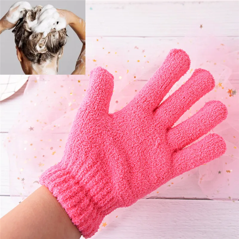 1Pc Microfiber Glove Lady Hair Care Useful Erasing Head Quick dry Towel Microfiber Hair Drying