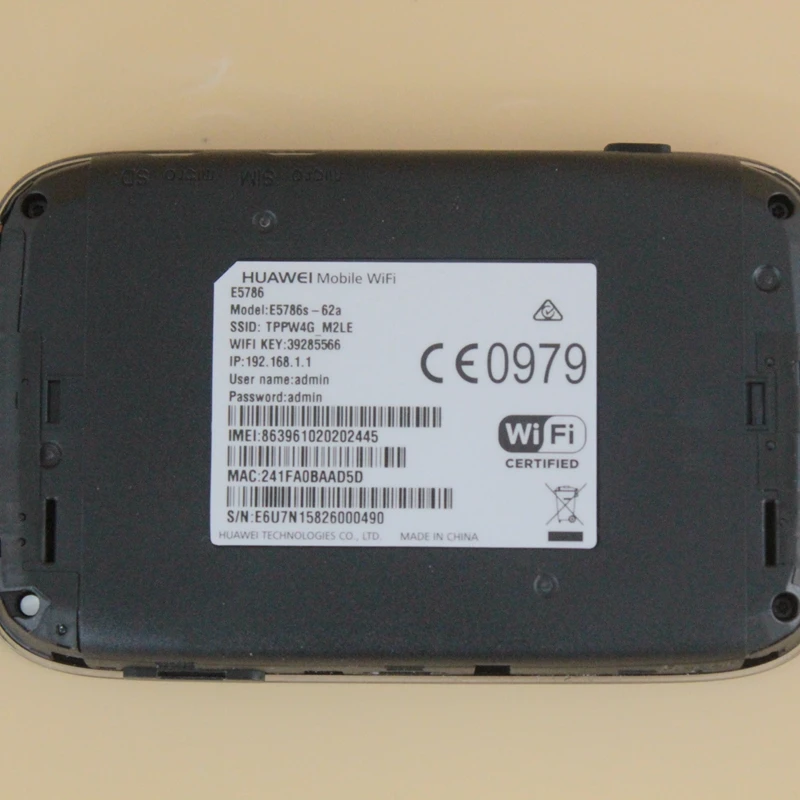 Разблокированный используемый huawei E5786 E5786s 62a с антенной 4G 300 Мбит/с LTE Cat6 мобильный