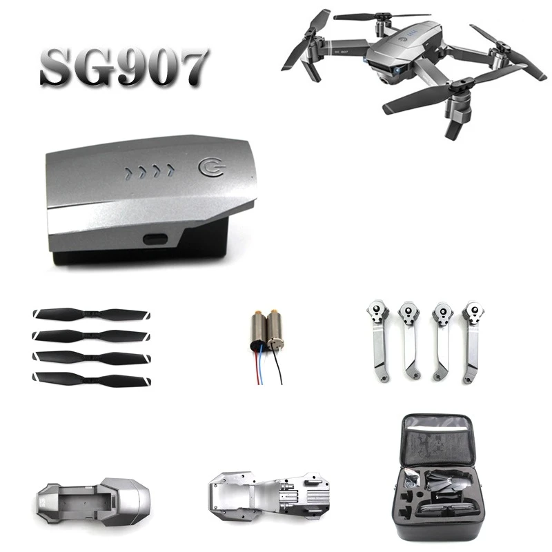 Подлинный 7 4 V RC дроны Батарея для SG907 5G GPS складной Дрон запасные Запчасти 2s v 1600