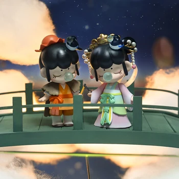 

Robotime Nanci 3 Generation Action Figure Toys Chinese Fairy Tale Cowherd Weaver Girl Love Store Model Toys For Children Gift